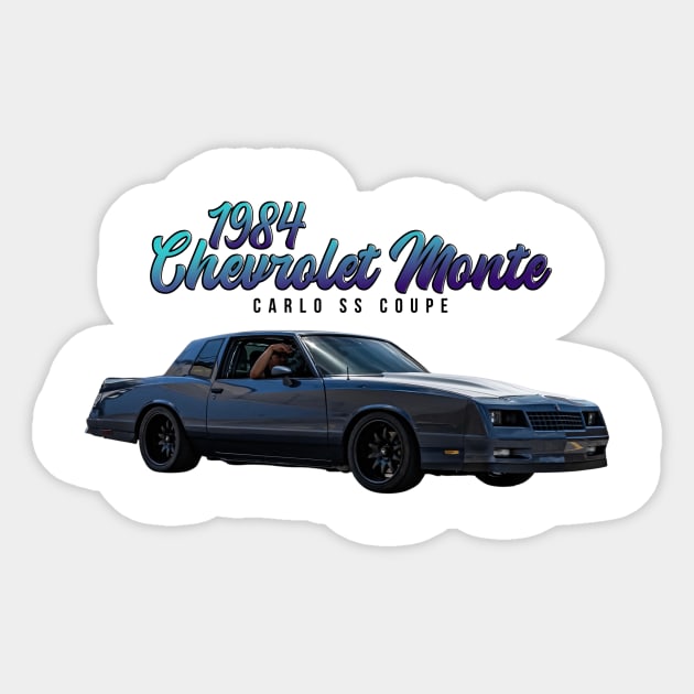 1984 Chevrolet Monte Carlo SS Coupe Sticker by Gestalt Imagery